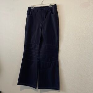 SILENCE+NOISE Urban Outfitters Nylon Navy Blue Track Pants